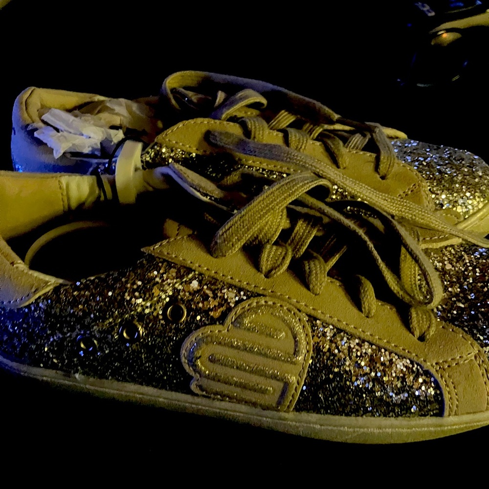 Justice Sport Silver Glitter Barbie Sneaker